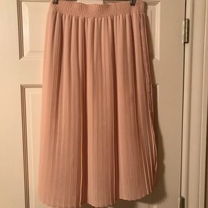 Flowy Blush Skirt